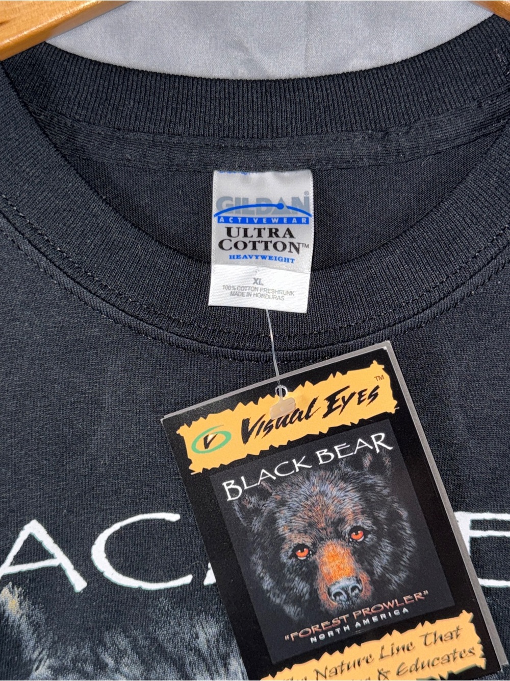 Vintage 1999 Gildan Ultra Cotton Lake Tahoe Black Bear Shirt Mens XL Graphic Tee - Picture 3 of 9